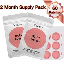 60 pcs Weight-loss GLP-1 Patches Slimming Patches Weight Management Tools HOT US