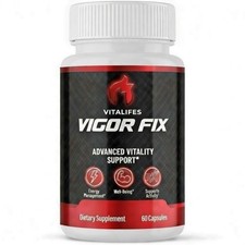Vigor Fix Male Health ED Pills Boost Masculine Vitality & Performance 60ct
