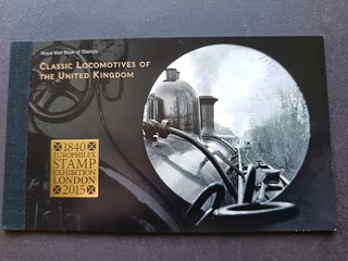 Europhilex 2015 Special Overprint Classic Locomotives Prestige Booklet. See Desc