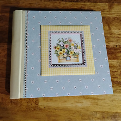 VTG Debbie Mumm Spring Bouquet Greeting Card Pocket Organizer Address New