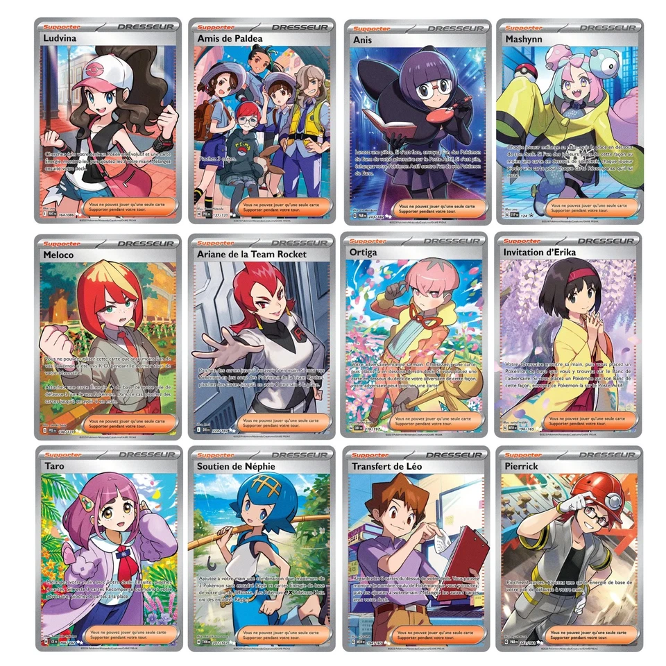 Au Choix Carte Pokémon Full Art Dresseur Bloc Écarlate Et Violet - Photo 1/1