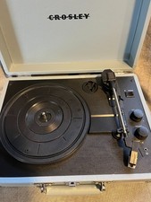 Blue Crosley CR8005F-TN Cruiser Plus Vinyl Record Player Turntable-USED