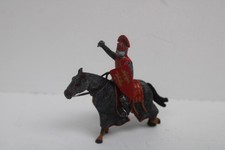 Crusader with Lance Knight Mounted On Horse Lion Shield