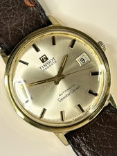Orologio TISSOT Visodate Seastar vintage anni '70 uomo automatico data oro vestito