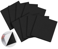 8 PCS Adhesive Foam Padding Sheets Closed Cell Neoprene 4 x 4 x 1/2