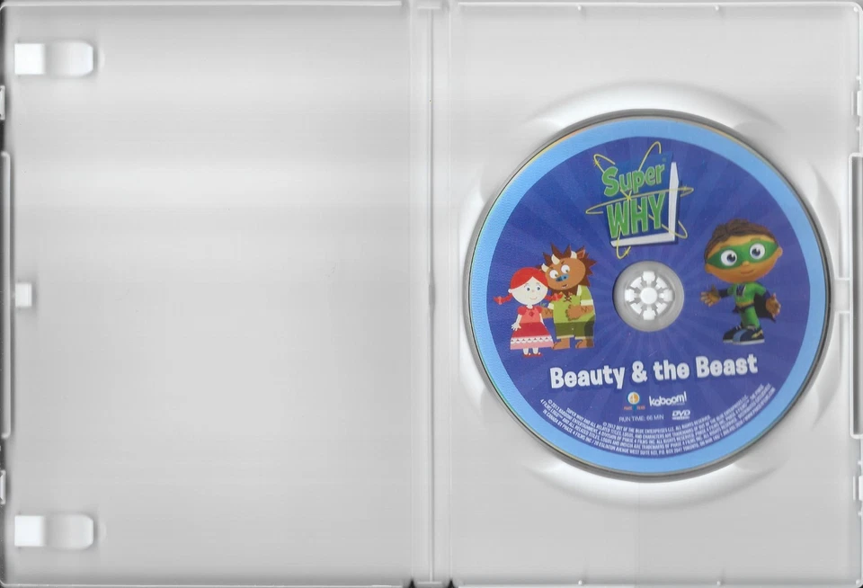 SUPER WHY-BEAUTY AND THE BEAST-1 DVD SET-2012-ENGLISH-FREE SHIP IN CANADA - Image 2 of 4