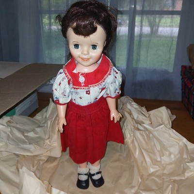 Vintage Linda Williams Girl Doll 14'' Tall- w/ a new outfit- excellent condition