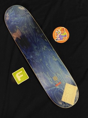 RARE SIGNED Nyjah Huston USA American Flag Element Skateboard Deck
