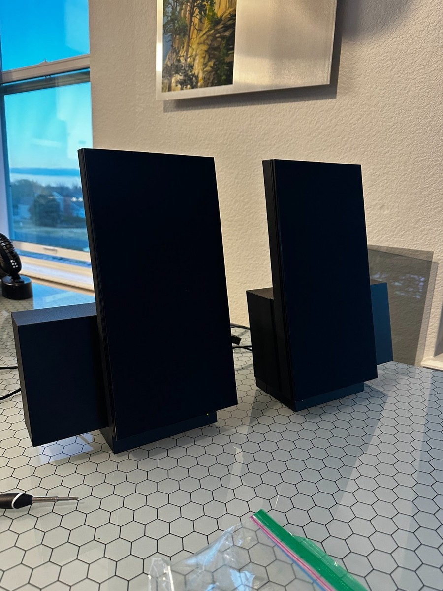 B&o Beolab2500 アクティブスピーカー B&O Bang & Olufsen BeoLab 2500 Stereo Speakers Black with all