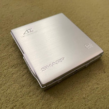 SHARP MD-DS70-S Portable MiniDisc Player Silver 1-Bit Audio Tested Working