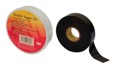 3M ScotchSuper33+ 19x6 Vinyl Elektro-Isolierband, schwarz, 19 mm x 20 m, 0,18 mm