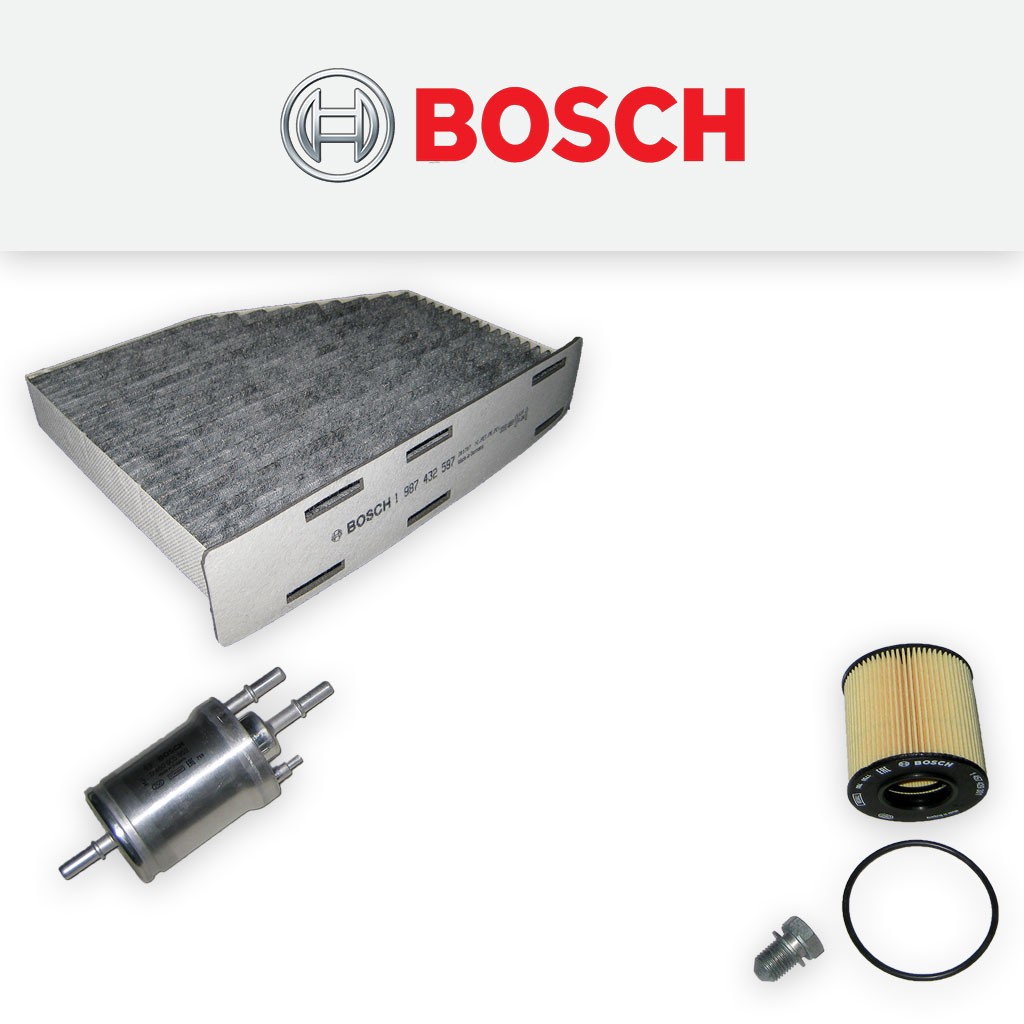 SERVICE KIT for AUDI A3 (8P) 1.6 FSI OIL FUEL CABIN FILTER (2003-2007)