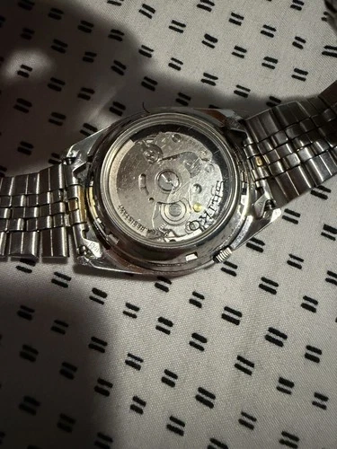 Rare SEIKO SNXJ90 Automatic 7S26-3110 White Dial DayDate 1990s Watch Men Vintage