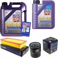 Inspektionskit Filter Liqui Moly ÖL 6L 5W-40 FüR Peugeot 807 E 2.2 Hdi 2.0 406