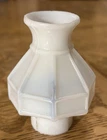 Antique milk glass block mini small Whale Oil Lamp SHADE Chimney