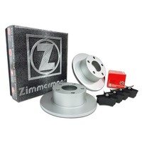 Zimmermann Bremse Bremsen Bremsscheiben Kit Hinten FüR Audi A3 8P1 Pr 1Kq 1Kd
