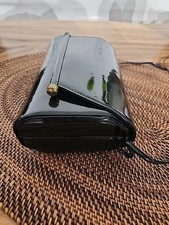 Vintage Ande Black Gold Clutch/Crossover Purse