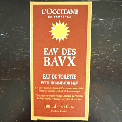 L'OCCITANE Eau des Baux Eau de Toilette Spray 3.4 fl oz Cypress Incense