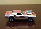 Vintage Hot Wheels 1977 Rodger Dodger Gold Chrome Purple Stripe Blackwall