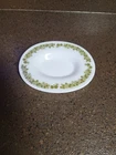 Vtg PYREX Spring Blossom Green Gravy Boat Replacement Underplate Crazy Daisy