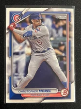 2024 Bowman #91 Christopher Morel Chicago Cubs Tampa Bay Rays