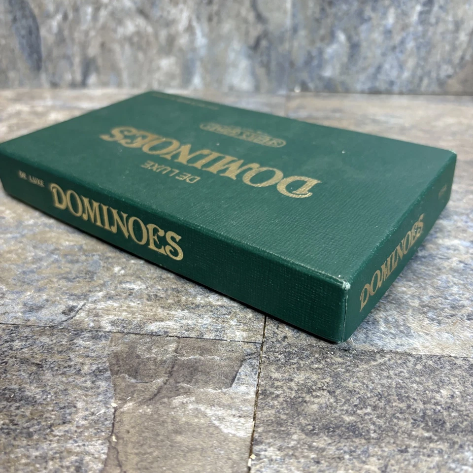 Vintage De Luxe Dominoes Spears Games with Spinners No 1754 Complete - Image 3 of 4