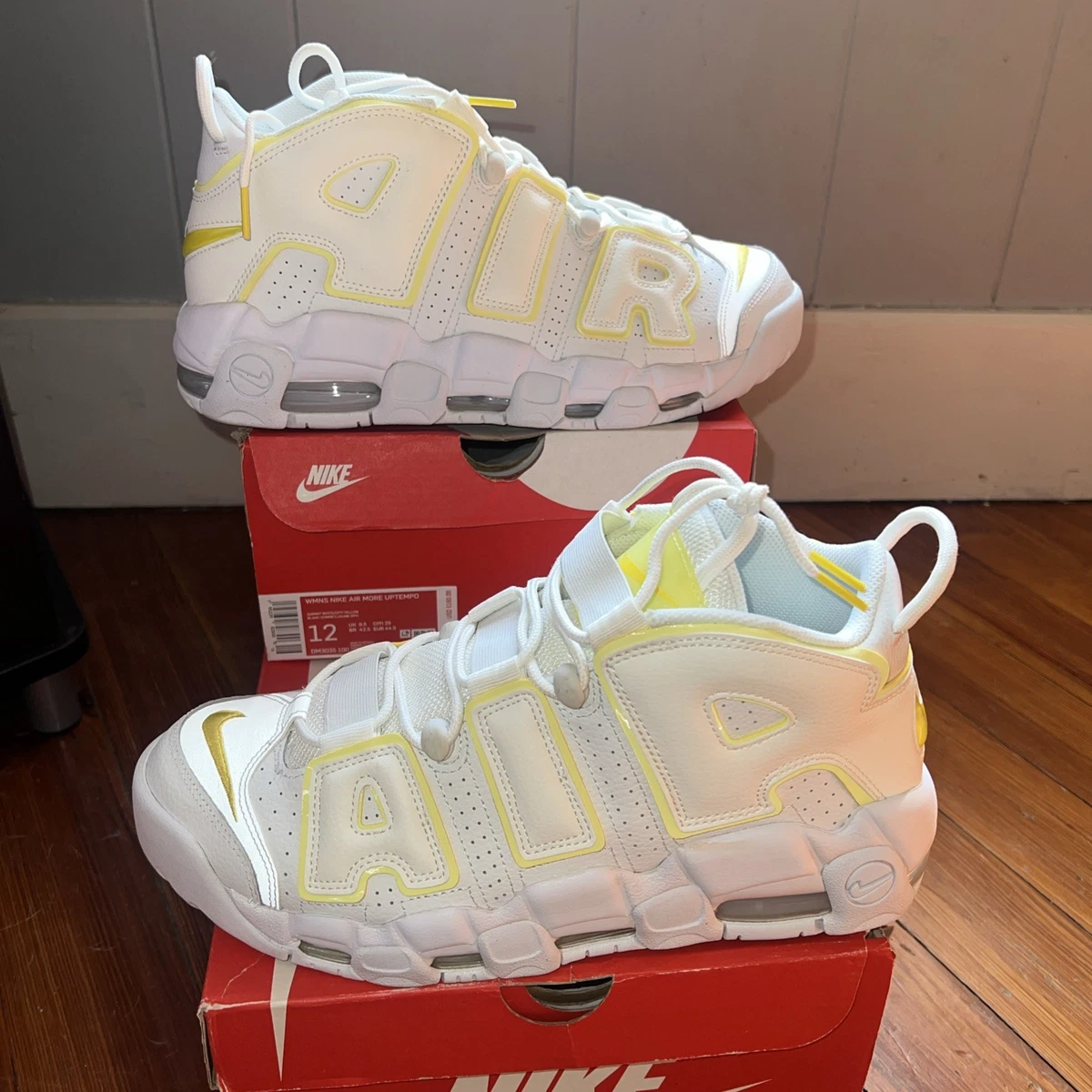 Nike Air More Uptempo Leather Athletic Shoes for Women for sale | eBay