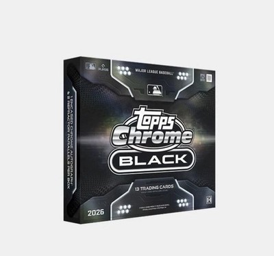 MLB Topps Chrome Black 2026 新品未開封 1box 2026 Topps Chrome Black Baseball Hobby Box Presale Confirmed Order