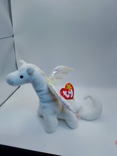Ty Beanie Baby White 1995 MAGIC the Dragon  Style #4088 NWT