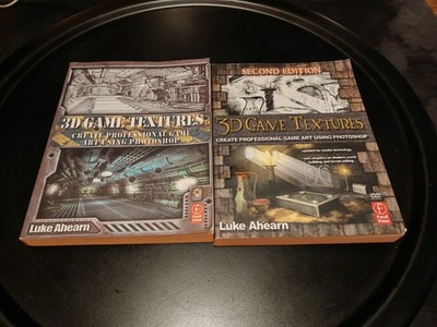 3D Game Textures Luke Ahearn Second Edition With DVD Rom Disk 1st + 2nd Edition