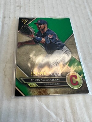 Edwin Encarnacion 2017 Topps Triple Threads Green Parallel #43 #124/250