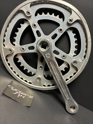 パーツ enu**SUGINO MAXY 50-43T 165mm mighty Vintage Sugino 165 Crankset Idol Square Taper Crank Super Maxy 40