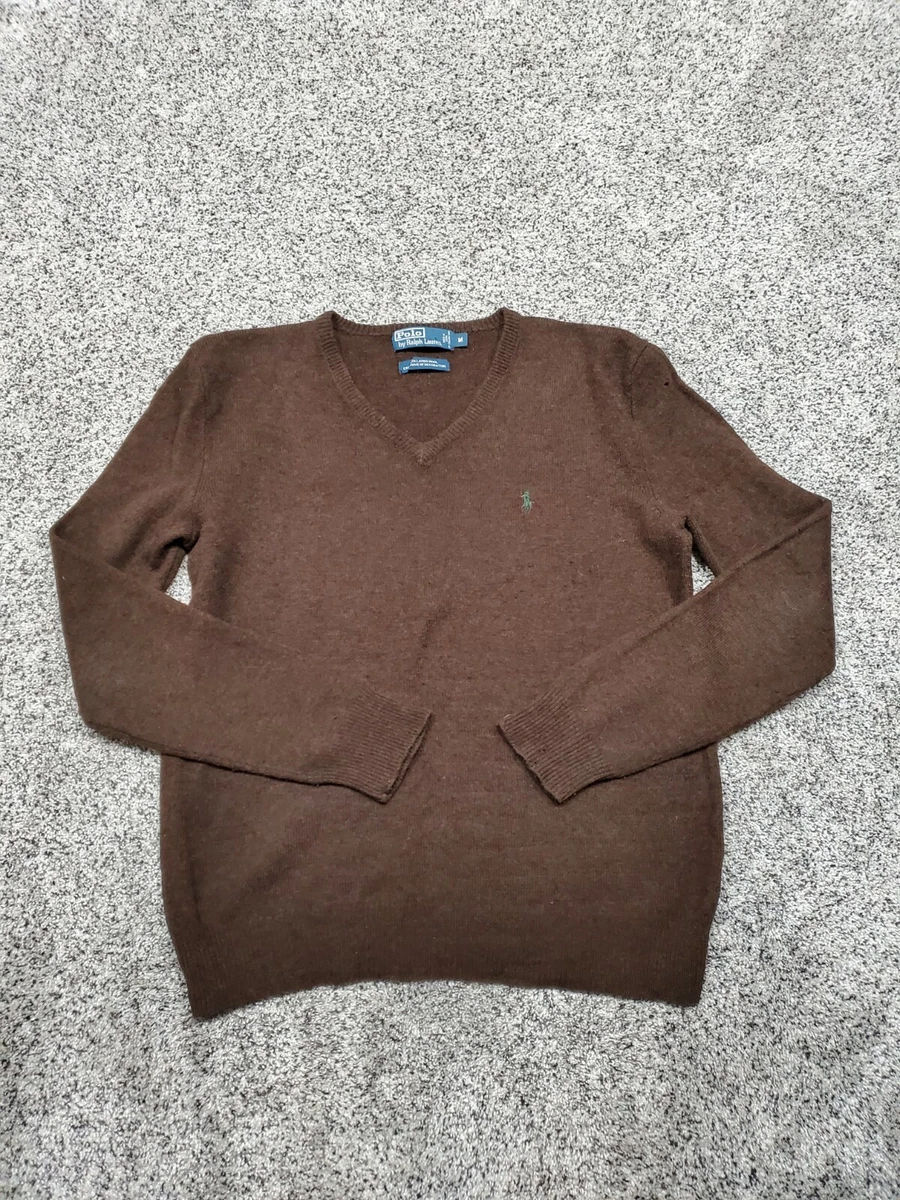 Ralph lauren mens deals v neck jumper