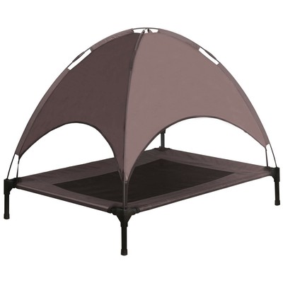 elevated dog bed with canopy