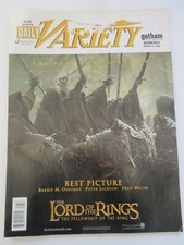 Daily Variety magazine March 13 2002 Lord of the Rings Shrek