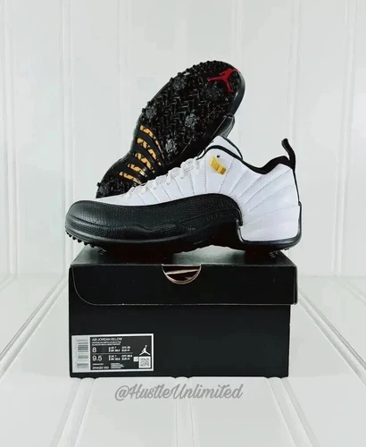 NEW Nike Air Jordan 12 XII Retro Low Taxi Golf Shoes Men’s 8 / Women’s 9.5