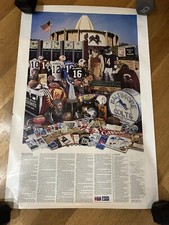 1986 NFL Football HOF 36 x 24