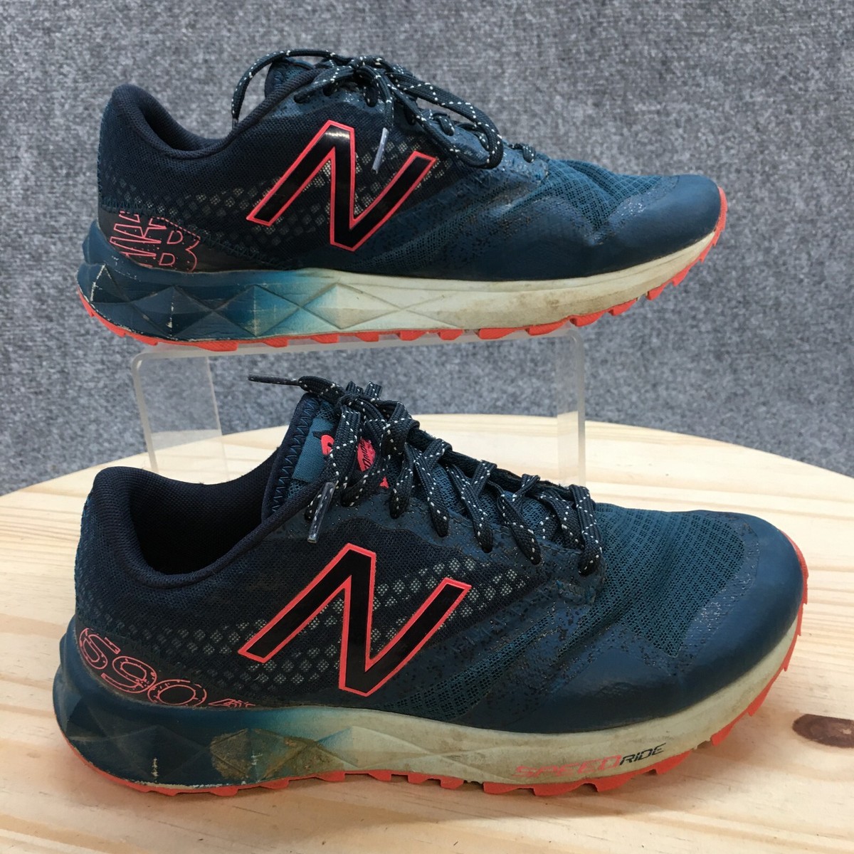 New Balance Shoes Womens Speed Ride 690 Training Sneakers Blue Low  WT690CC1