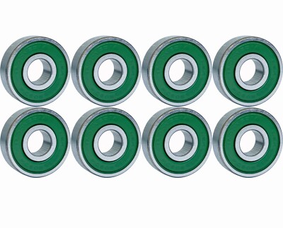 8 PACK) NSK 608-2RS 8X22X7mmPrecision Rotating Quiet High Speed