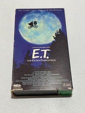 E.T. THE EXTRA-TERRESTRIAL - GREEN AND BLACK RARE TAPE VHS, 1988