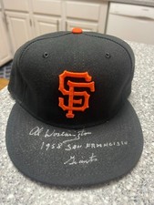 San Francisco Giants Al Worthington Autographed Signed Hat New Era 7 1/4