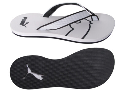 Puma Ona Flip Zehentrenner Zehensandale Badelatschen Badeschuhe Sandalen weiß