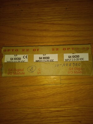 Brand New Box of 3 Opto22 G4 IDC5 (G4IDC5) Input Module