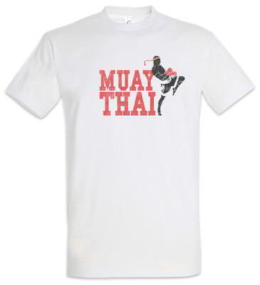 Muay Thai Fighter T-Shirt Martial Arts Sports Sport Fight Gym Training Fitness