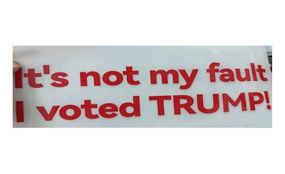 FREE Trump Support Sticker!   just Contribute $1.25+ for shipping.''