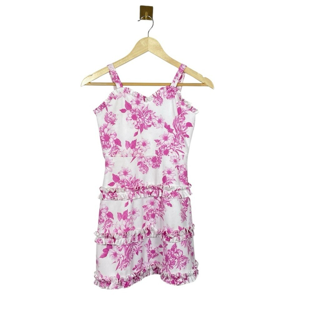 Robe Fille Rare Editions - Taille 10 - Imprimé Floral, Coupe Fit & Flare - Occasion Très Bon état