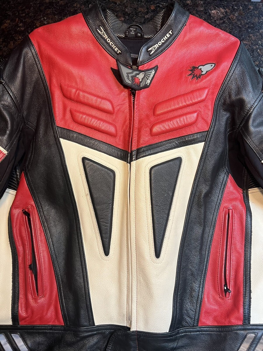 Vintage Joe Rocket Motorcycle Racing Jacket Red/White/Black Vintage Joe Rocket Motorcycle Racing Jacket Red/White/Black