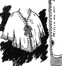 PATRON BLUEBERRY DOLL - Blouse 1911 (259) Week of Suzette