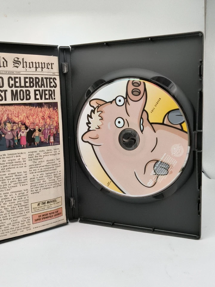 The Simpsons Movie (DVD, 2007, Full Frame) Nancy Cartwright, Hank Azaria Foto 4 de 4