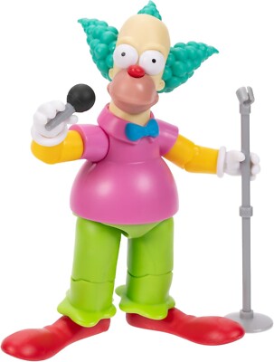Jakks - The Simpsons 5 inch Action Figure Krusty the Clown